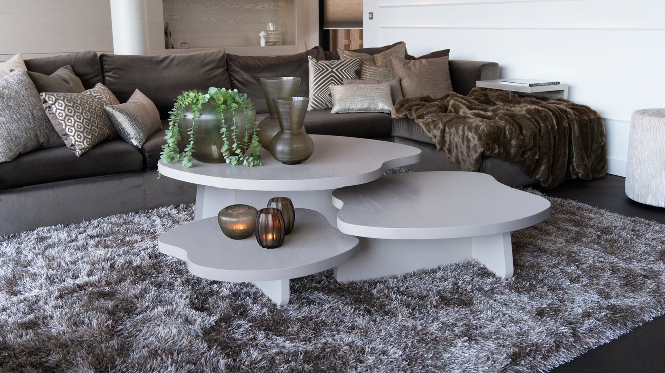 Maru Salontafel Triple Organisch Eiken