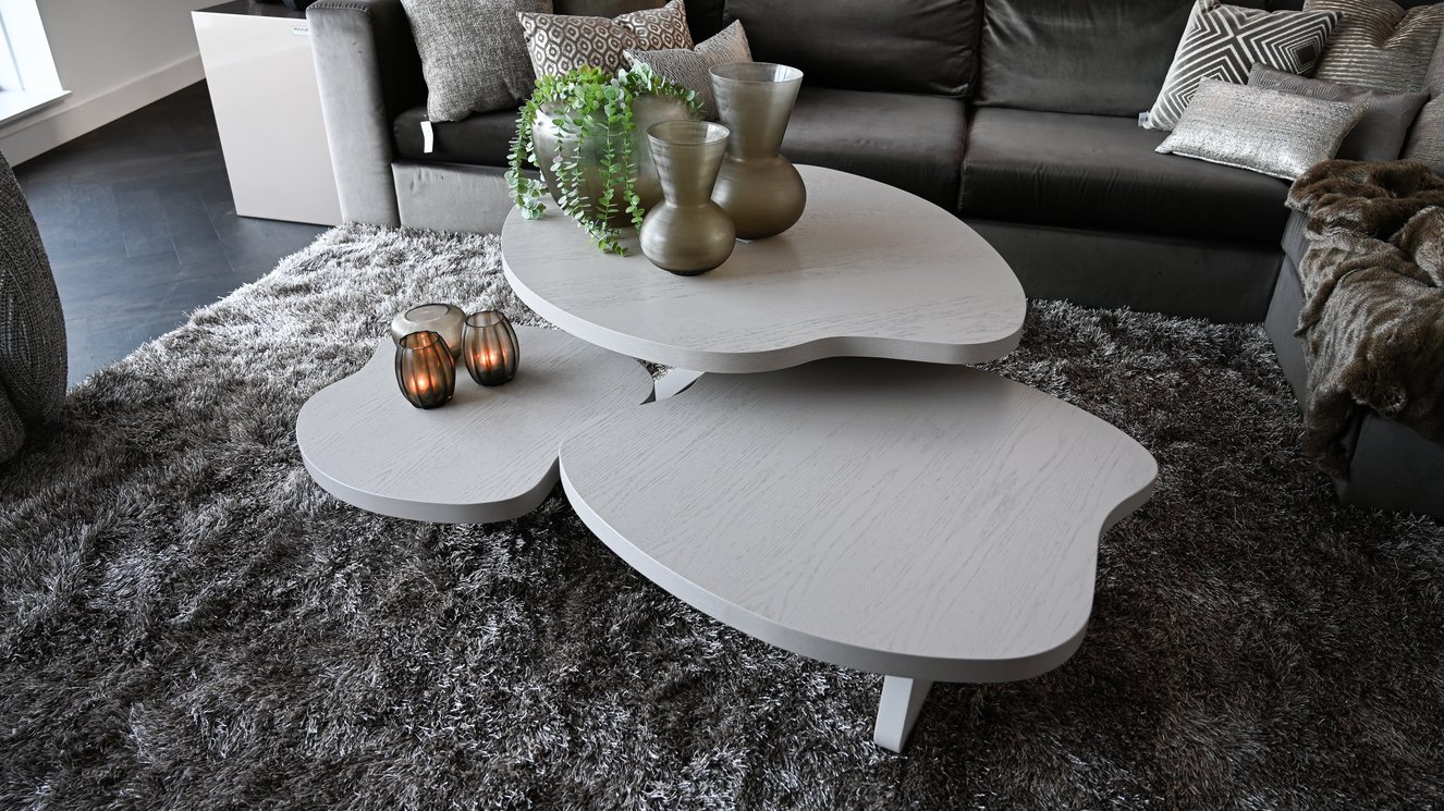 Maru Salontafel Triple Organisch Eiken