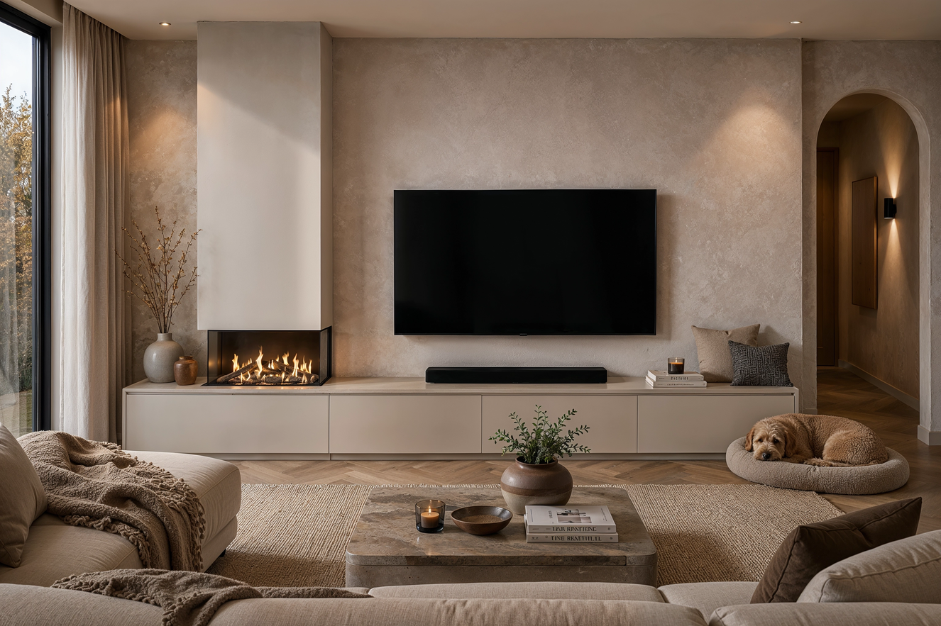 Tv-Meubel	Mason British	Fires	870 3-kleppen Chimney Classic