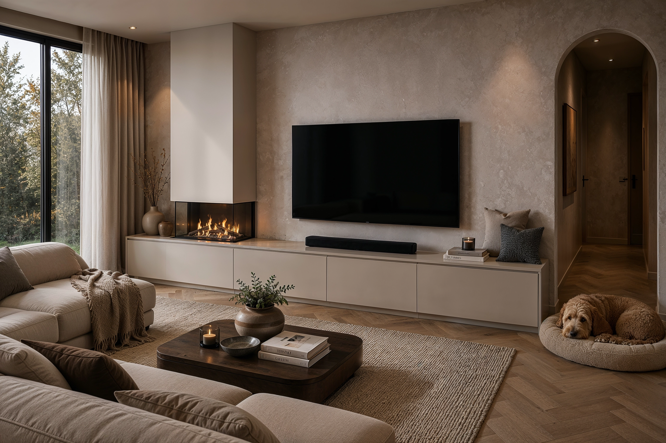 Tv-Meubel	Mason British	Fires	870 3-kleppen Chimney Classic