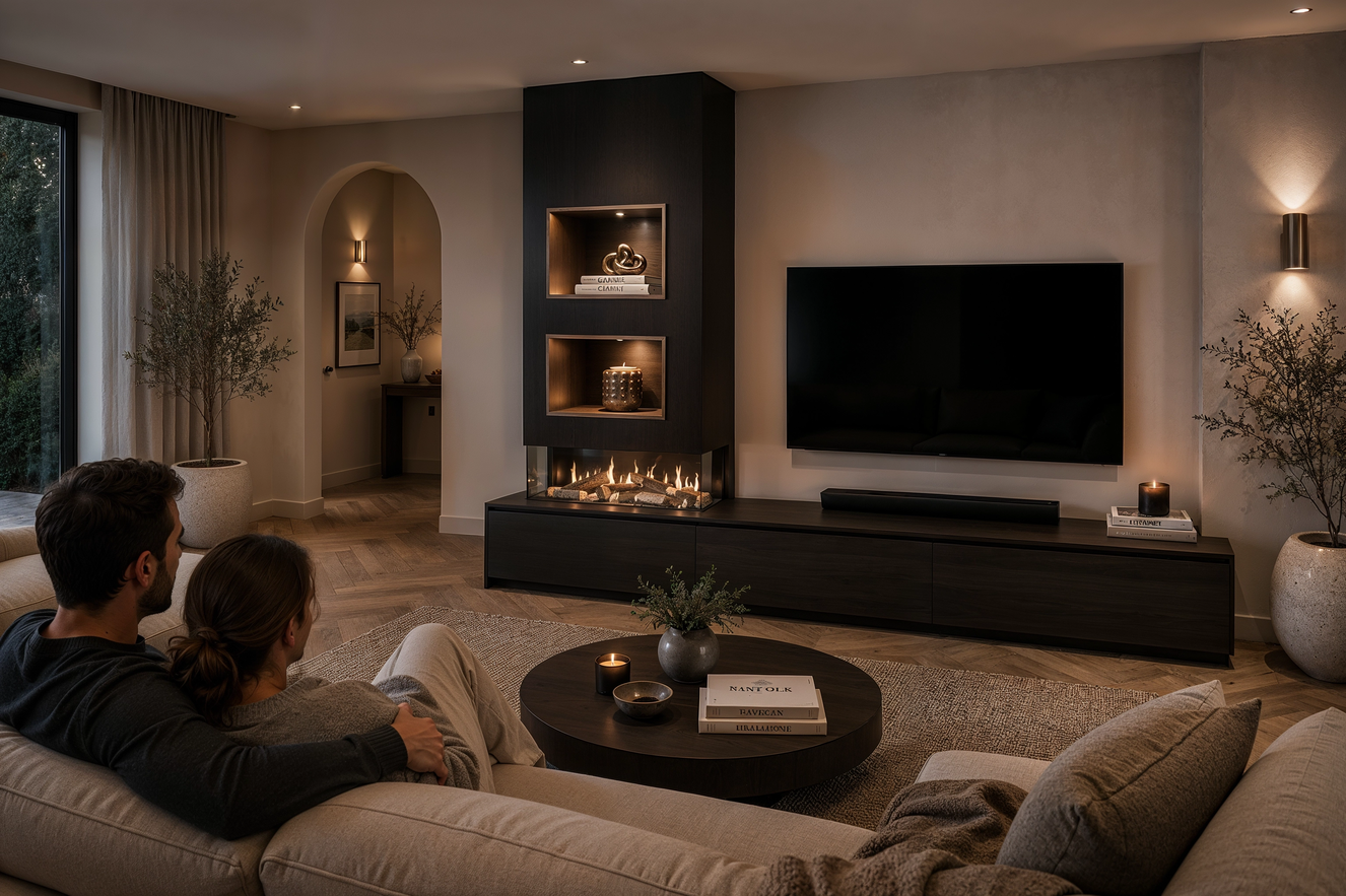 Tv-Meubel	Mason British	Fires	870 3-kleppen Chimney Excellent