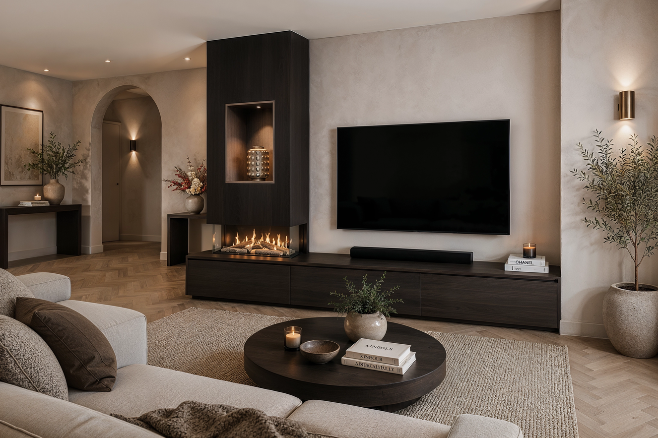 Tv-Meubel	Mason British	Fires	870 3-kleppen Chimney Grand