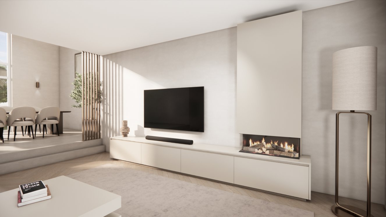 Tv-Meubel	Mason British	Fires	870 4-kleppen Chimney Classic