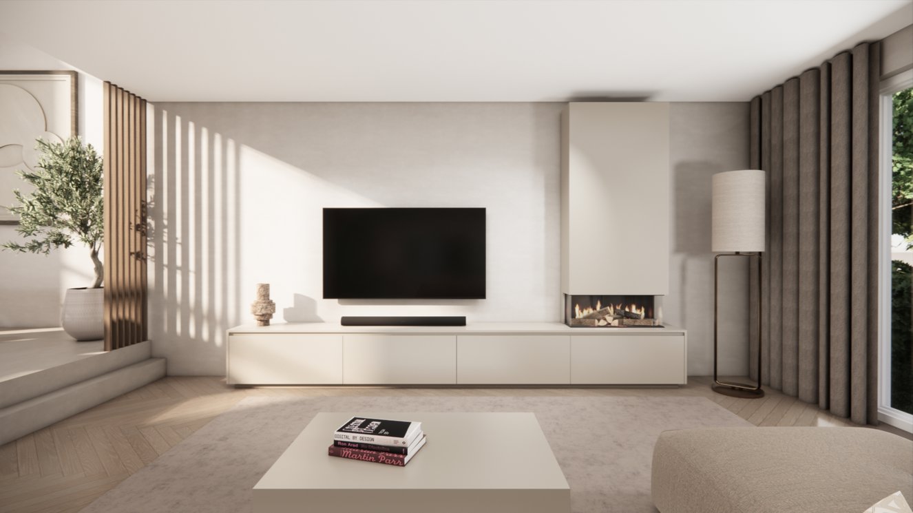 Tv-Meubel	Mason British	Fires	870 4-kleppen Chimney Classic