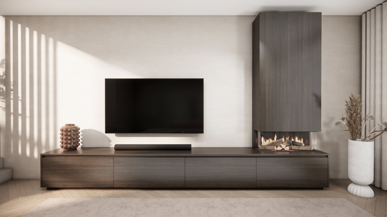 Tv-Meubel	Mason British	Fires	870 4-kleppen Chimney Classic