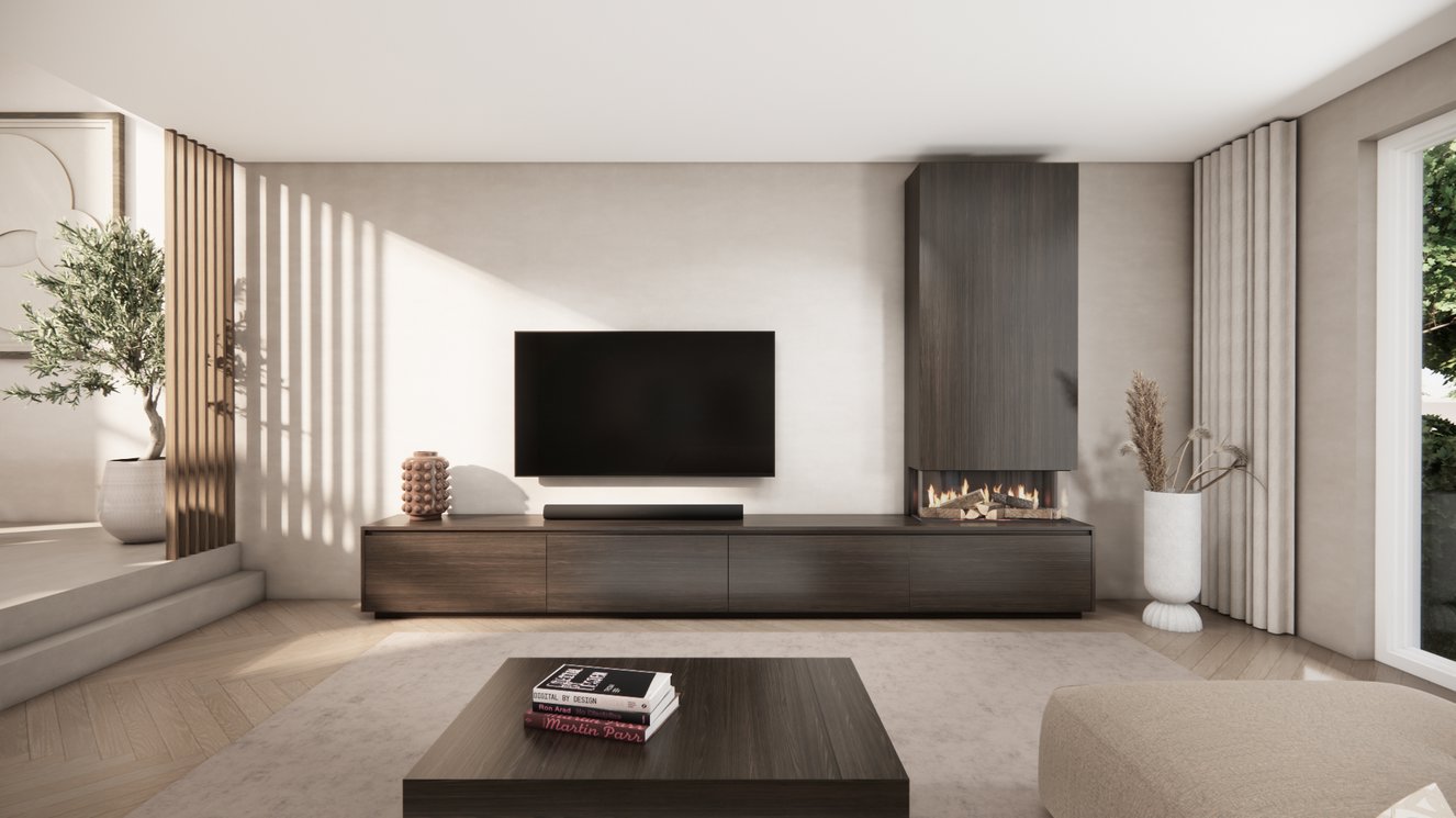 Tv-Meubel	Mason British	Fires	870 4-kleppen Chimney Classic