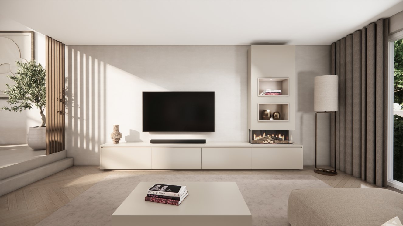 Tv-Meubel	Mason British	Fires	870 4-kleppen Chimney Excellent