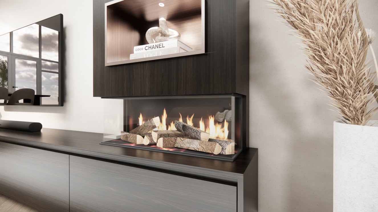 Tv-Meubel	Mason British	Fires	870 4-kleppen Chimney Excellent