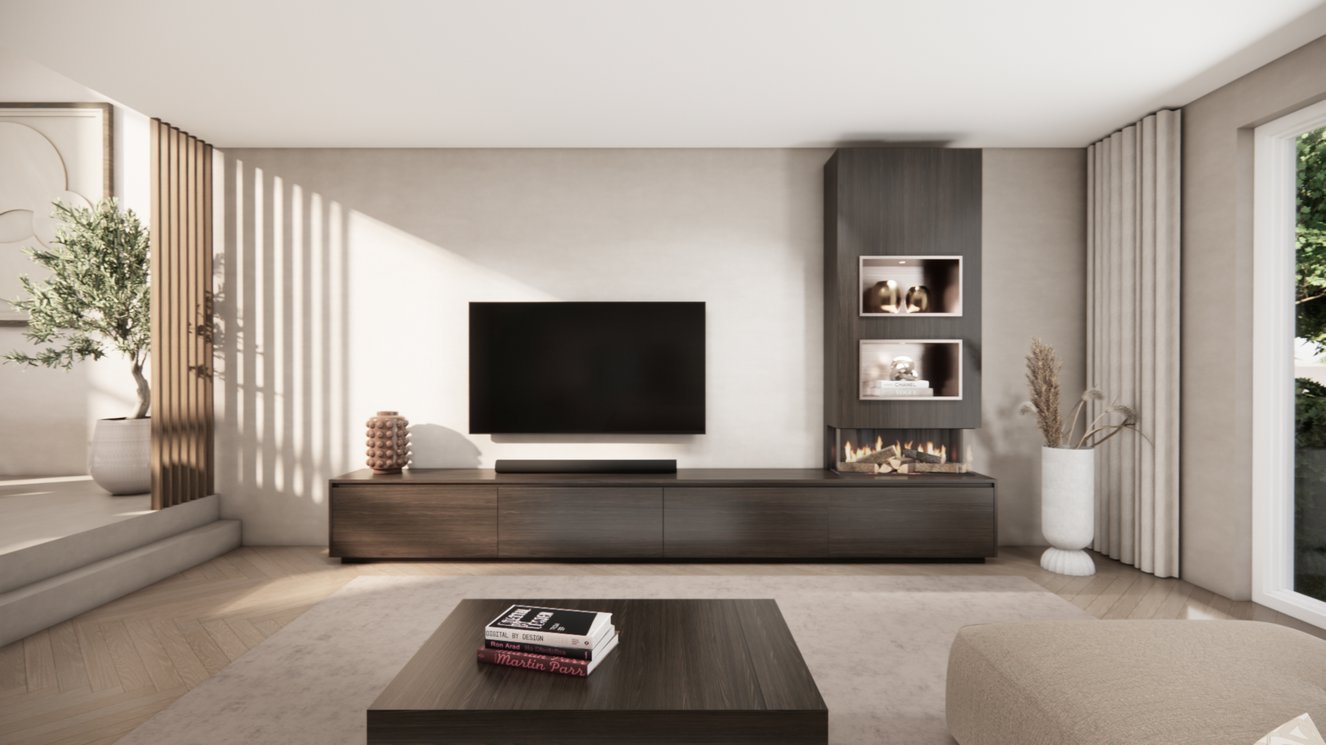 Tv-Meubel	Mason British	Fires	870 4-kleppen Chimney Excellent