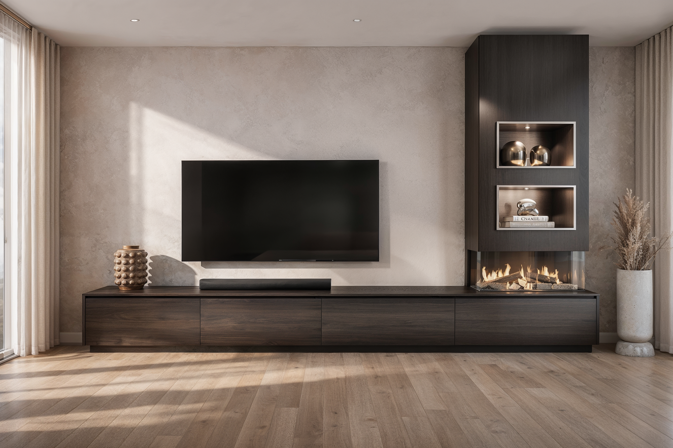 Tv-Meubel	Mason British	Fires	870 4-kleppen Chimney Excellent