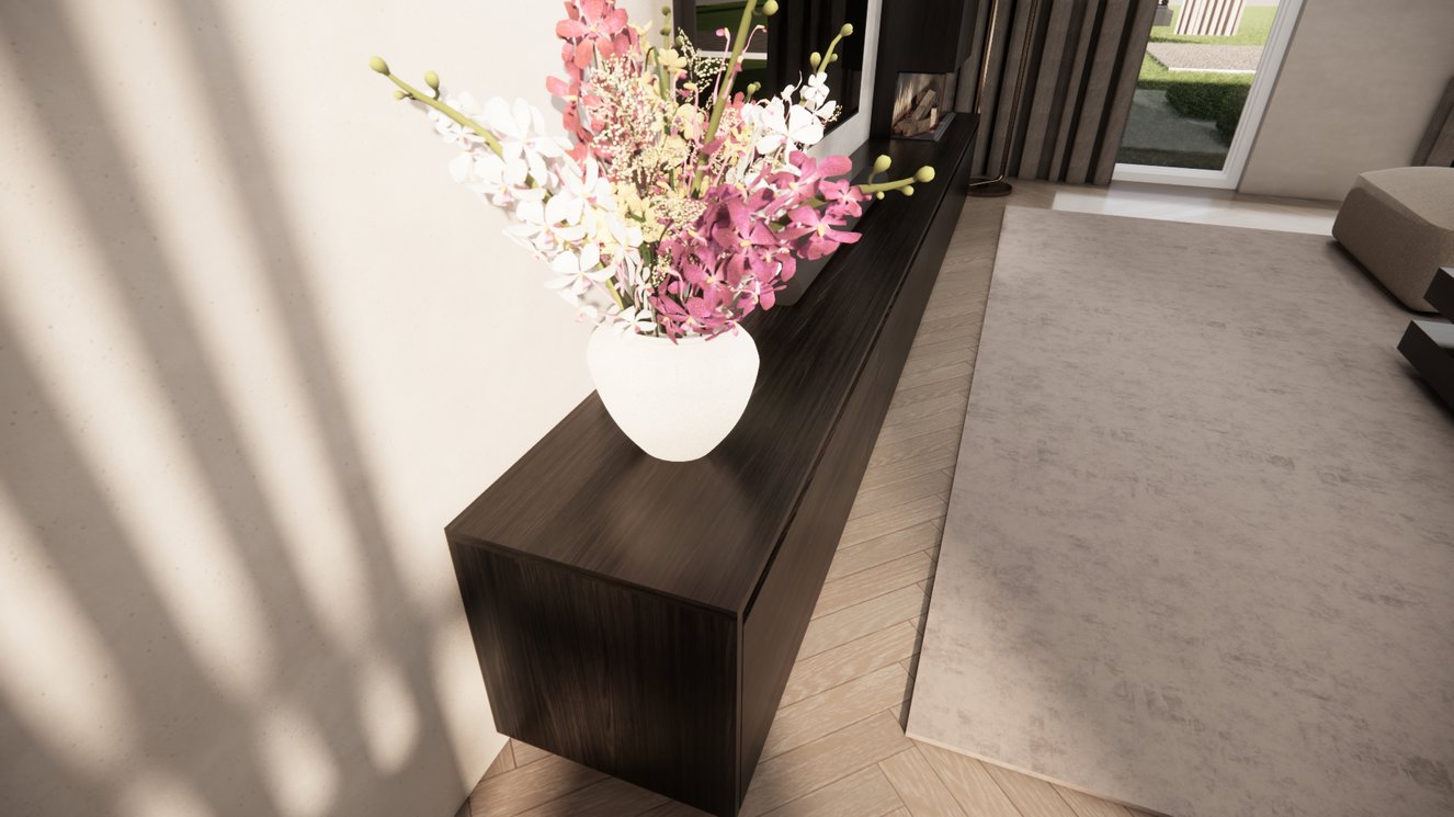 Tv-Meubel	Mason British	Fires	870 4-kleppen Chimney Grand