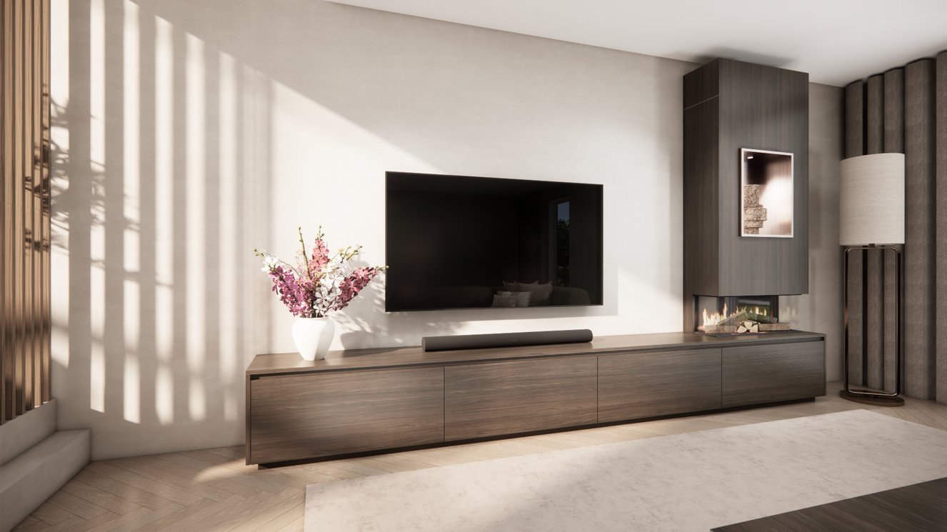 Tv-Meubel	Mason British	Fires	870 4-kleppen Chimney Grand