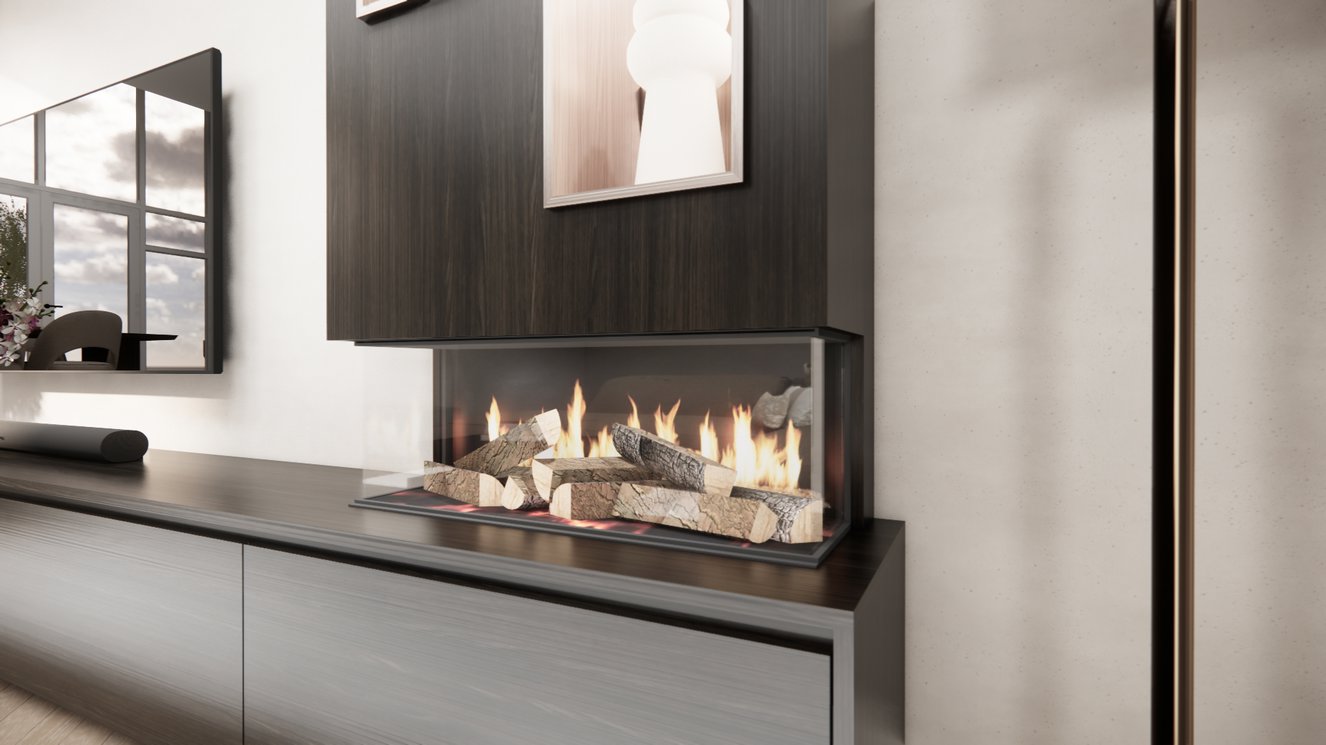 Tv-Meubel	Mason British	Fires	870 4-kleppen Chimney Majestic