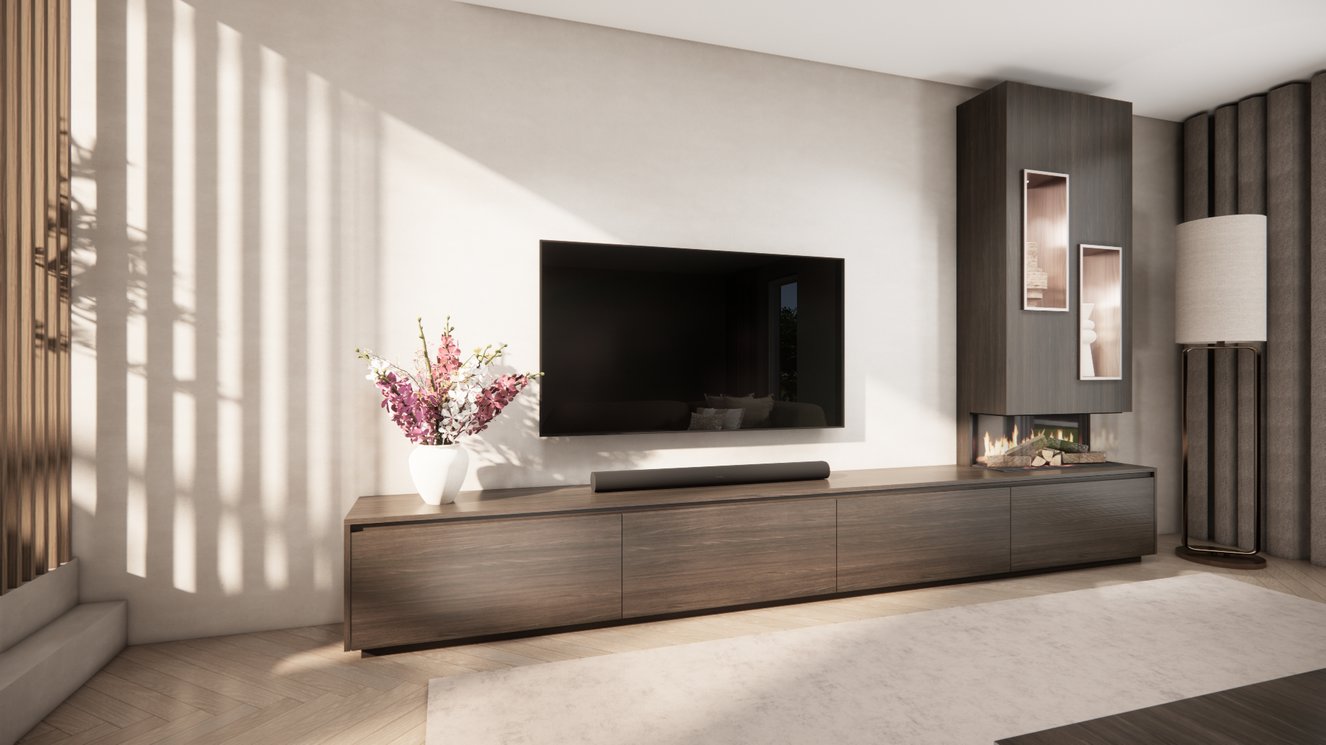 Tv-Meubel	Mason British	Fires	870 4-kleppen Chimney Majestic