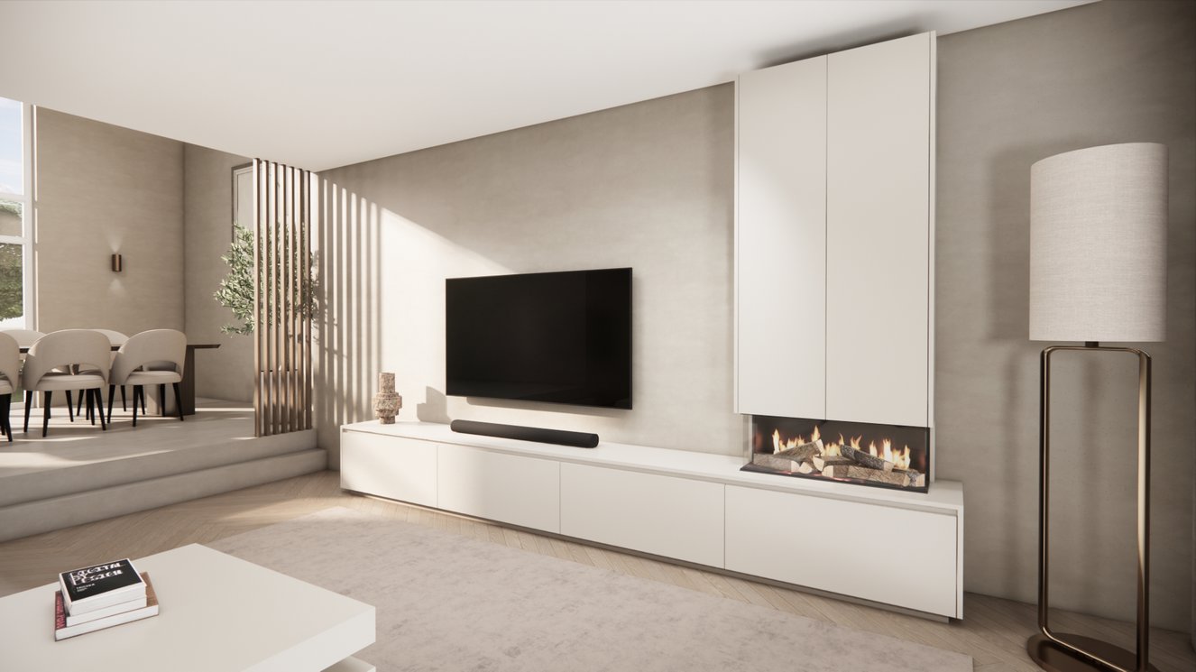 Tv-Meubel	Mason British	Fires	870 4-kleppen Chimney Royal