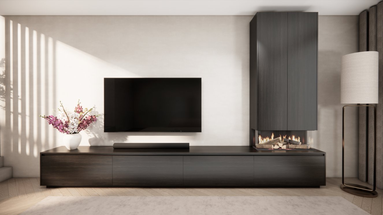 Tv-Meubel	Mason British	Fires	870 4-kleppen Chimney Royal