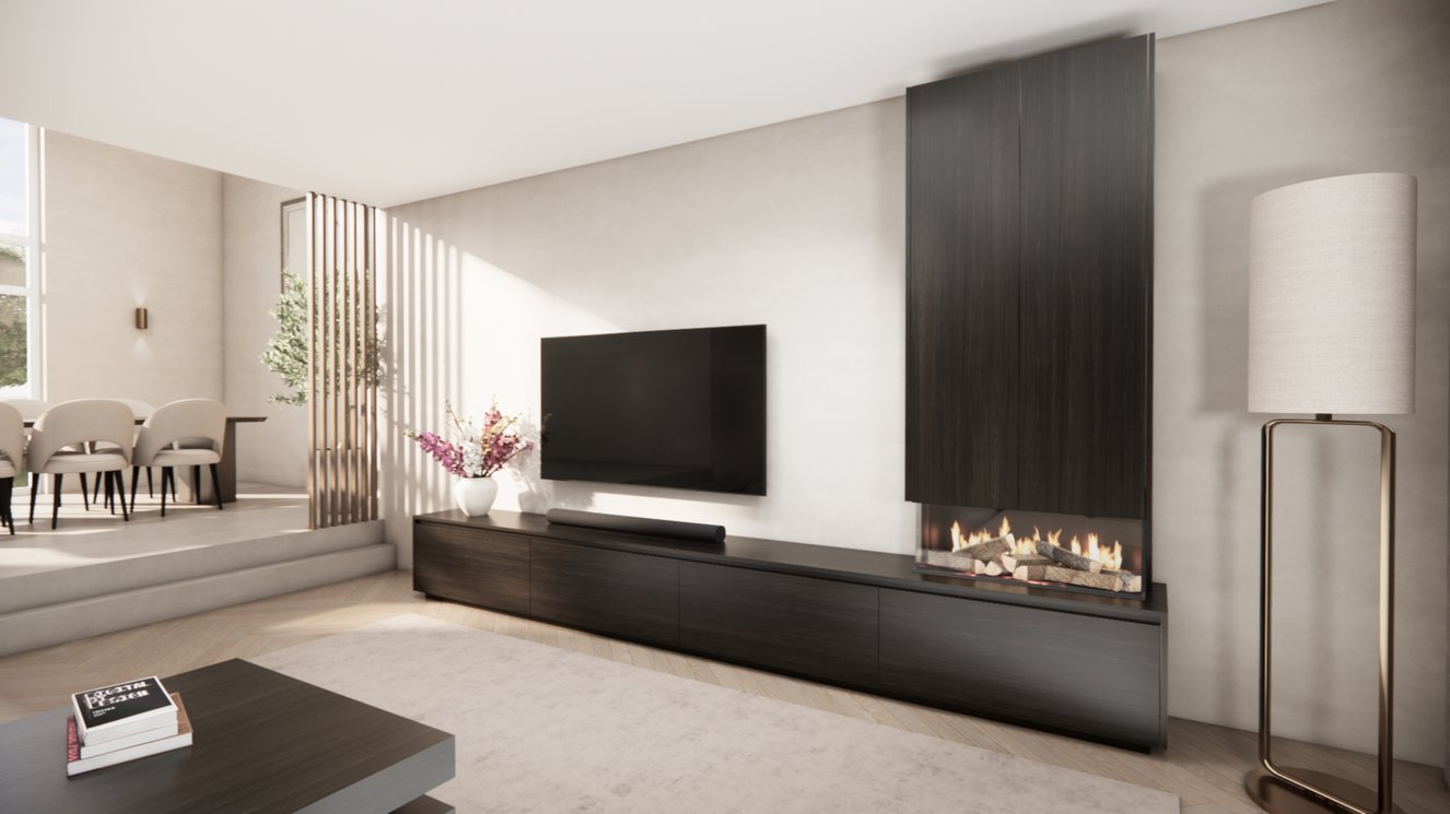 Tv-Meubel	Mason British	Fires	870 4-kleppen Chimney Royal