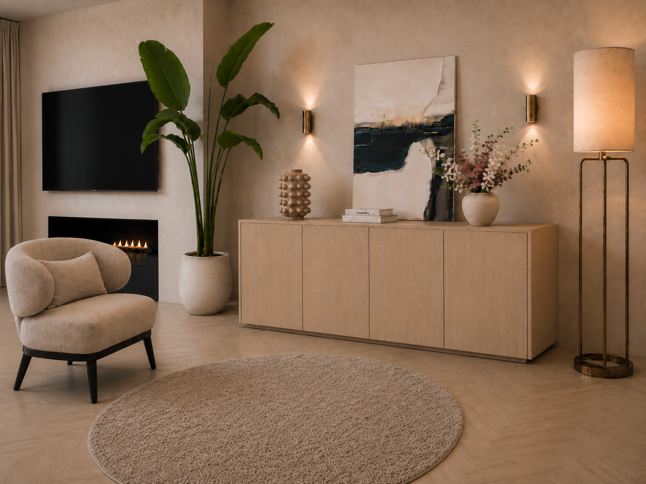 Mason Dressoir 4-deurs Staand Eiken