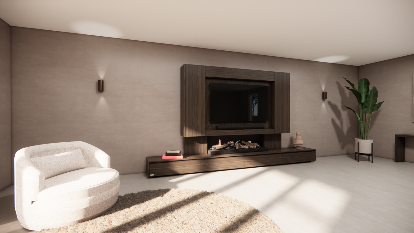 Tv-Meubel	Mason Kalfire	E-65 4-kleppen Lowboard Deuren