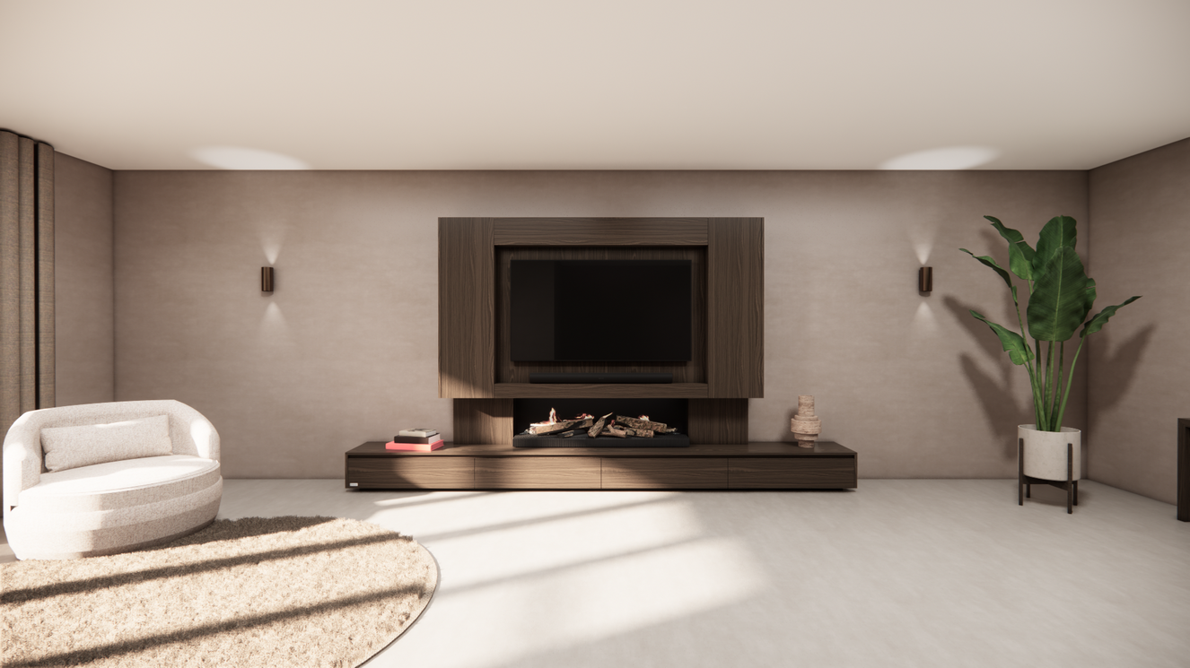 Tv-Meubel	Mason Kalfire	E-65 4-kleppen Lowboard Deuren