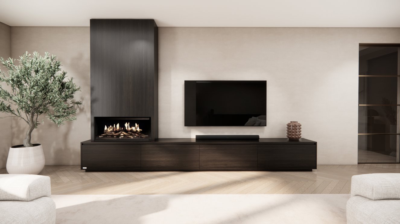 Tv-Meubel	Mason Kalfire	E-ONE	100F 4-kleppen Chimney Classic