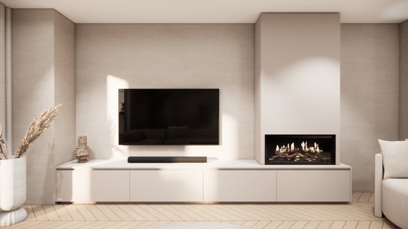 Tv-Meubel	Mason Kalfire	E-ONE	100F 4-kleppen Chimney Classic