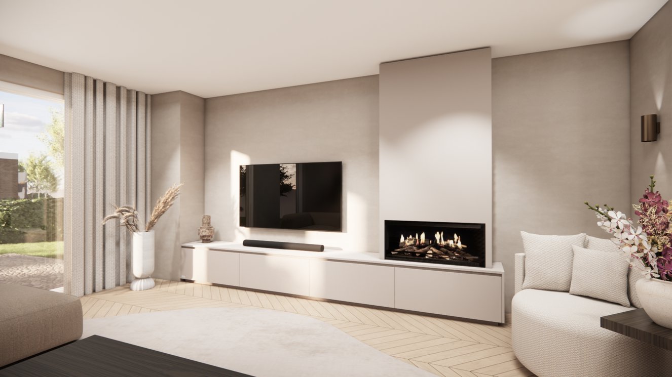 Tv-Meubel	Mason Kalfire	E-ONE	100F 4-kleppen Chimney Classic