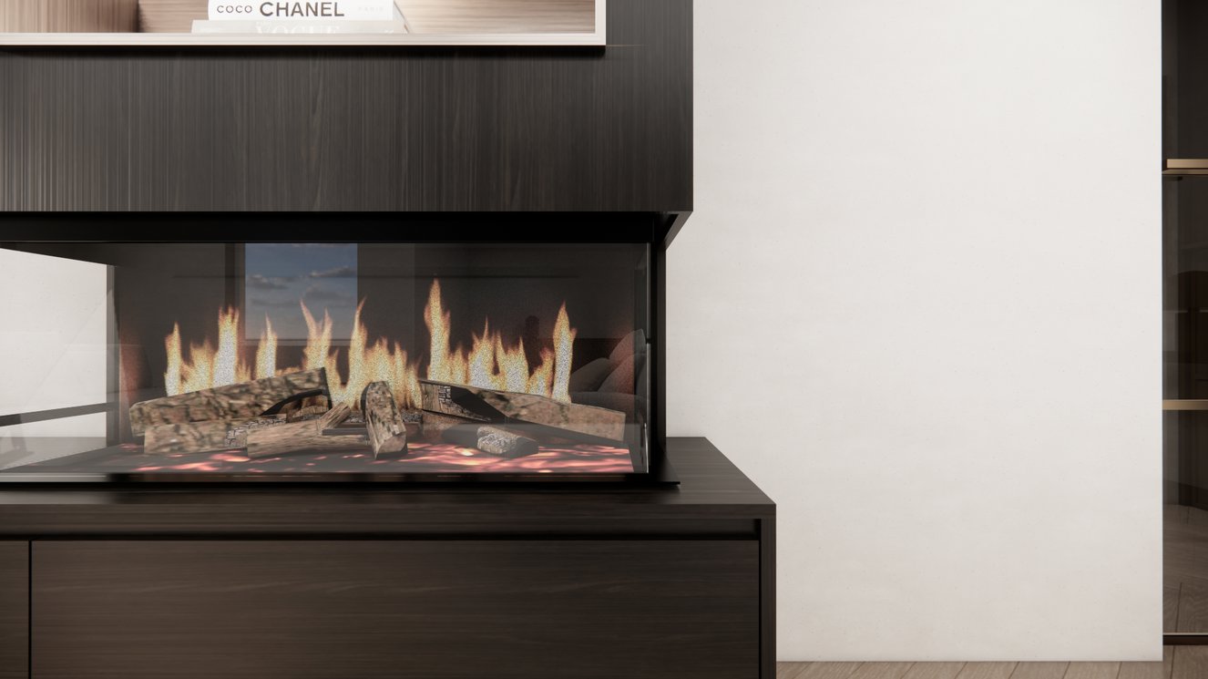 Tv-Meubel	Mason Kalfire	E-ONE	100S 4-kleppen Chimney Excellent