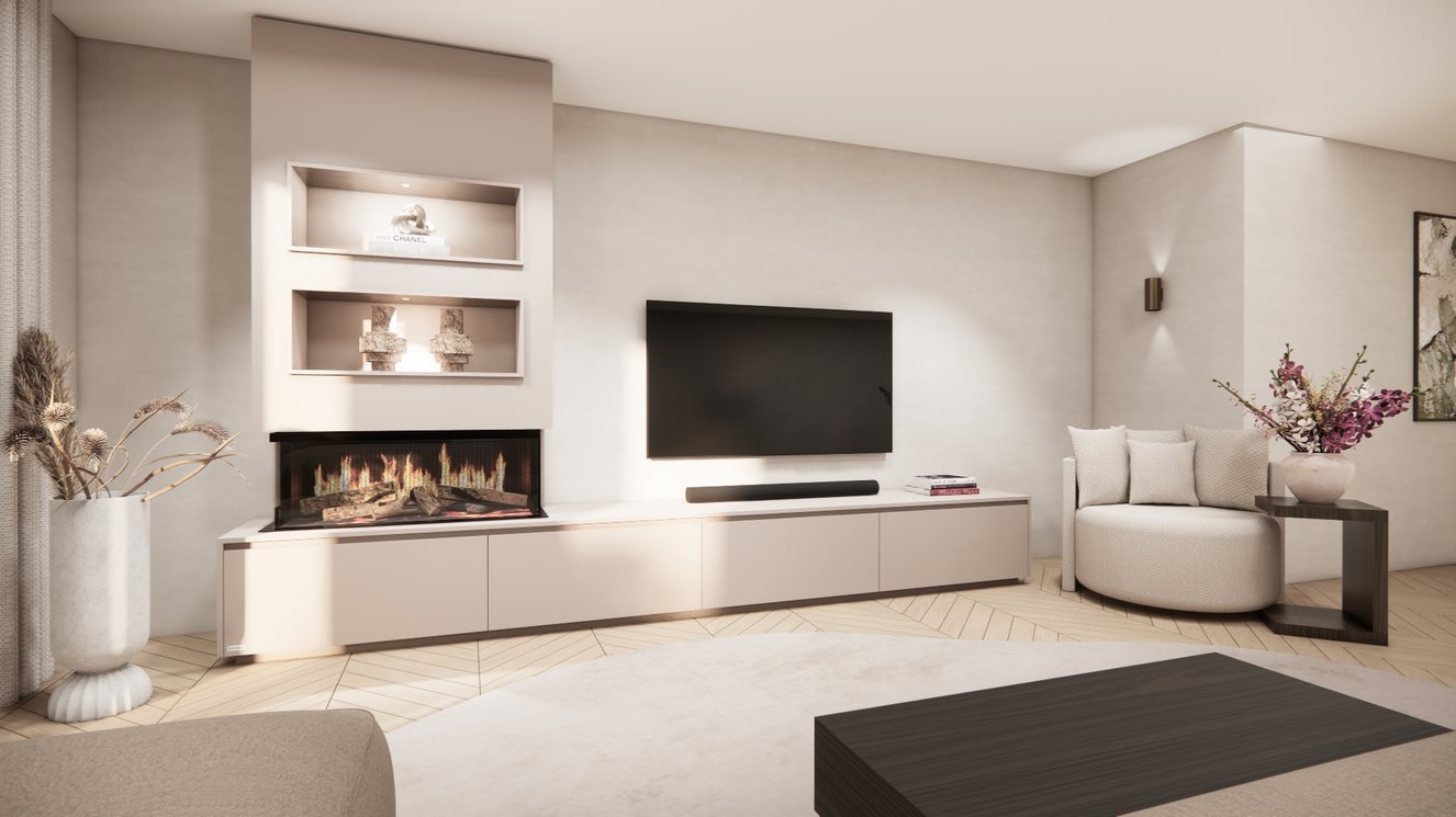 Tv-Meubel	Mason Kalfire	E-ONE	100S 4-kleppen Chimney Excellent