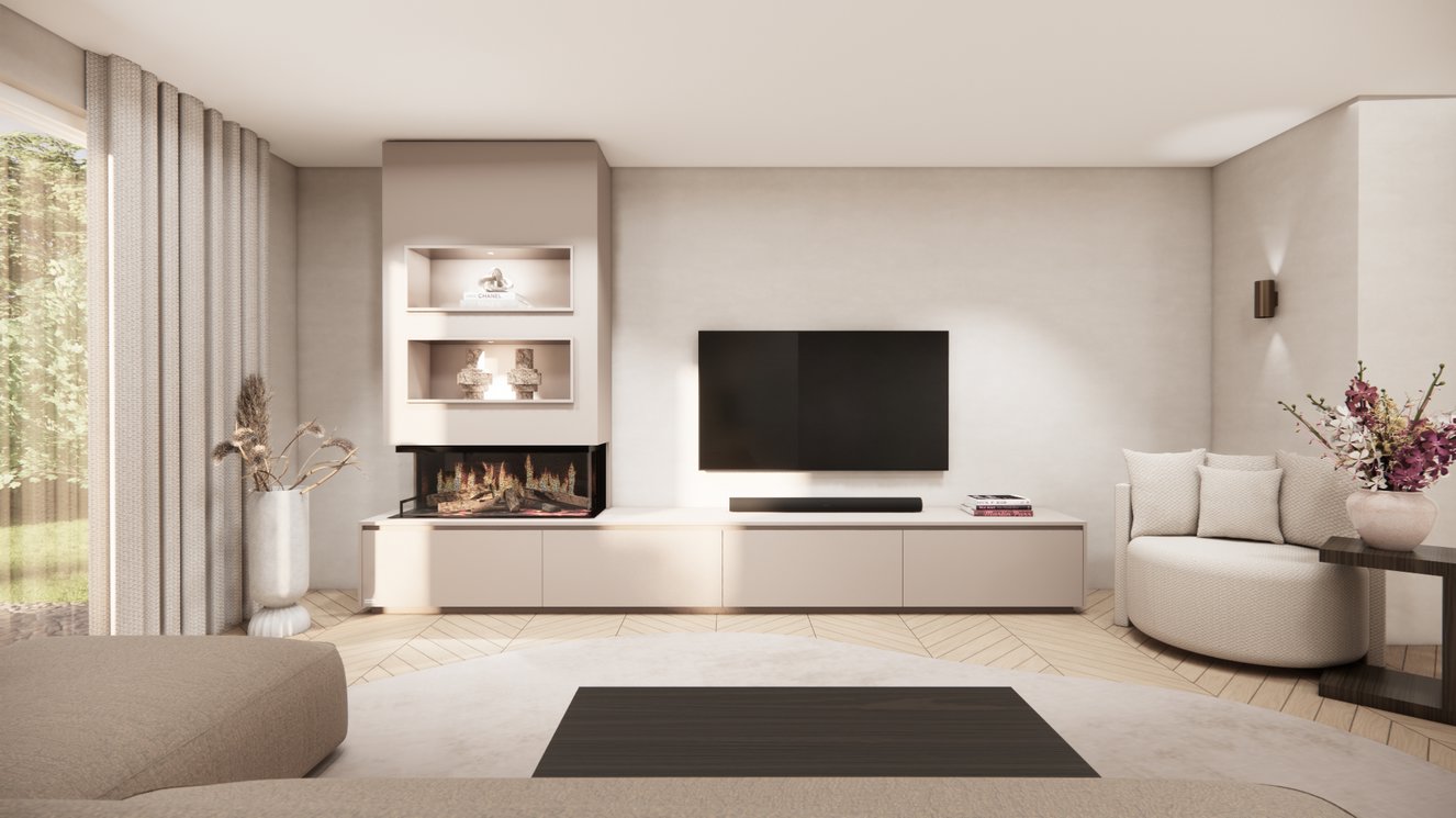 Tv-Meubel	Mason Kalfire	E-ONE	100S 4-kleppen Chimney Excellent