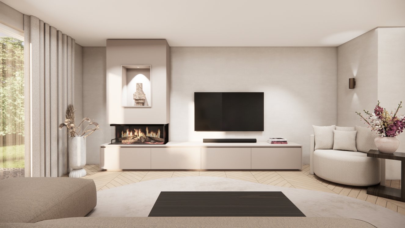 Tv-Meubel	Mason Kalfire	E-ONE	100S 4-kleppen Chimney Grand