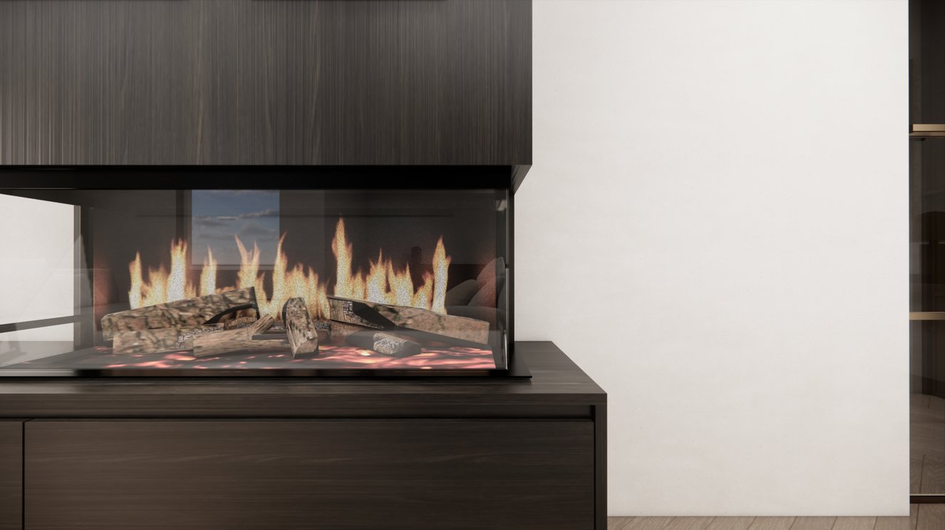 Tv-Meubel	Mason Kalfire	E-ONE	100S 4-kleppen Chimney Majestic