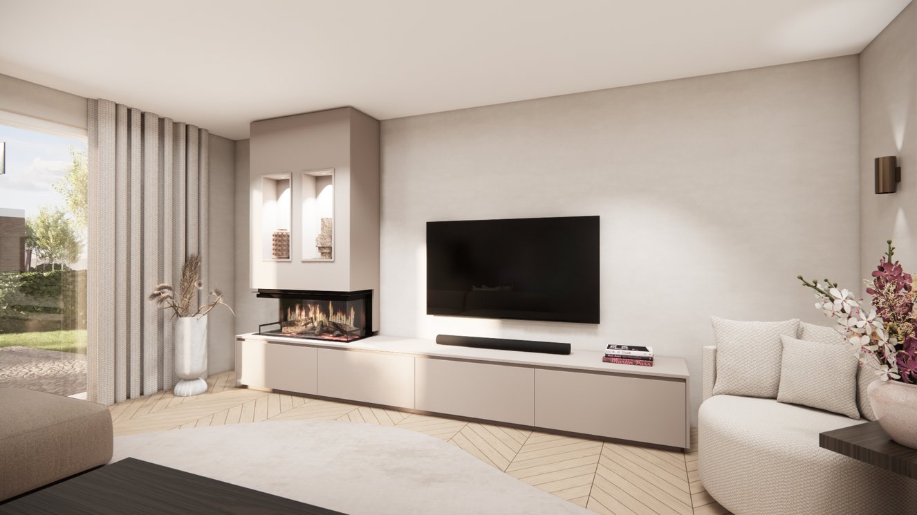 Tv-Meubel	Mason Kalfire	E-ONE	100S 4-kleppen Chimney Majestic