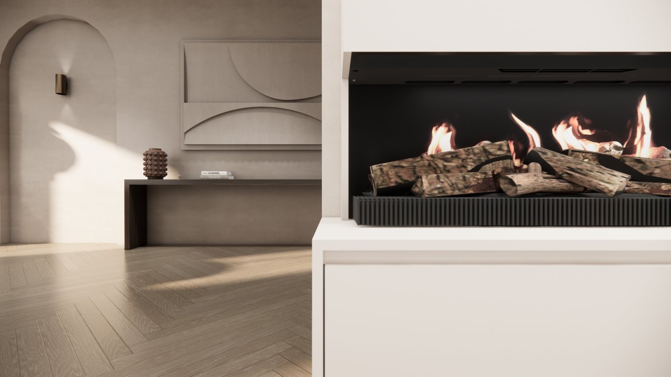 Tv-Meubel	Mason Kalfire	E55 4-kleppen Chimney Classic