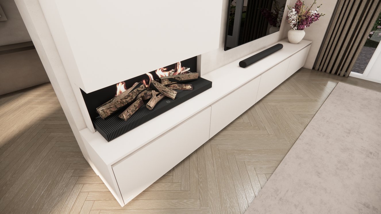 Tv-Meubel	Mason Kalfire	E55 4-kleppen Chimney Classic