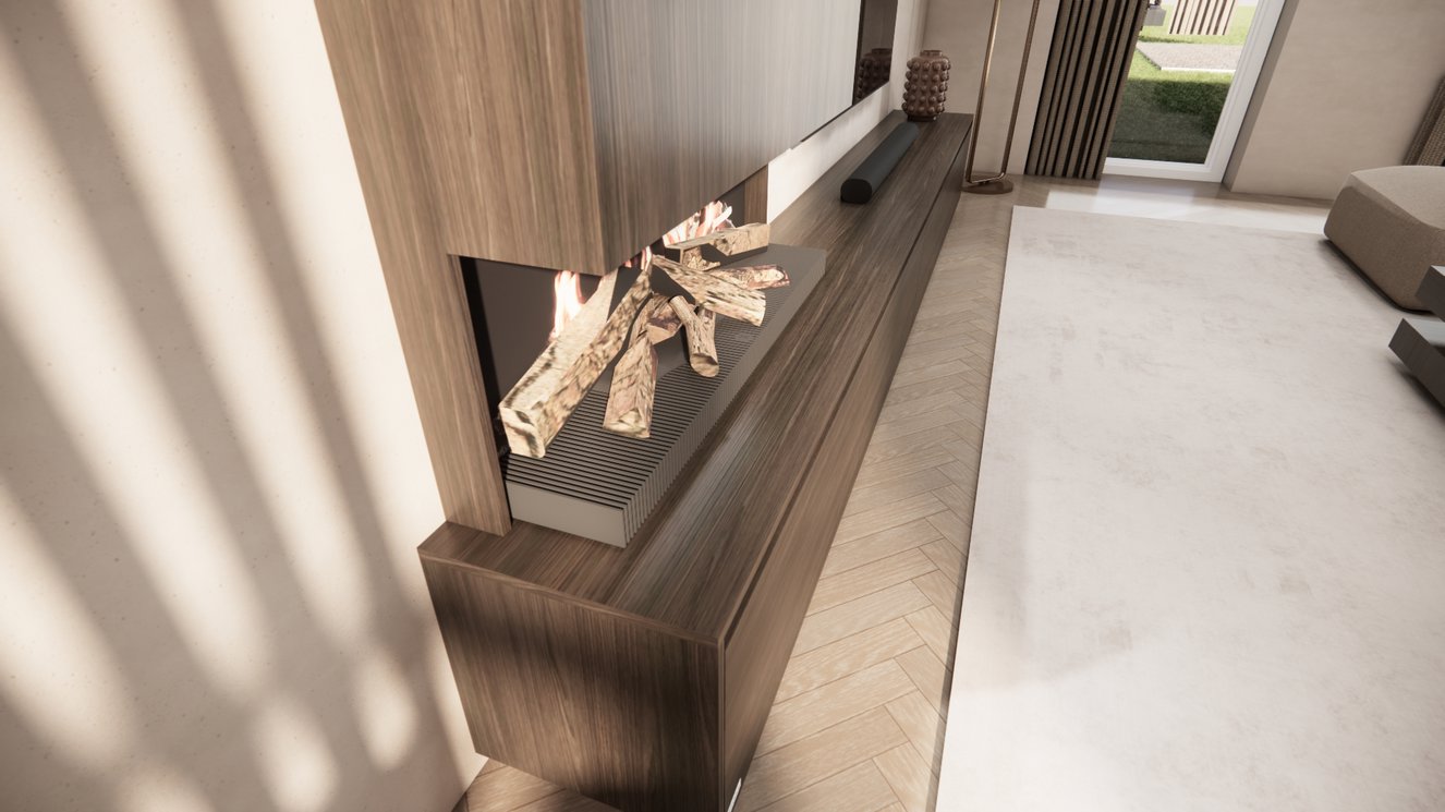 Tv-Meubel	Mason Kalfire	E55 4-kleppen Chimney Excellent