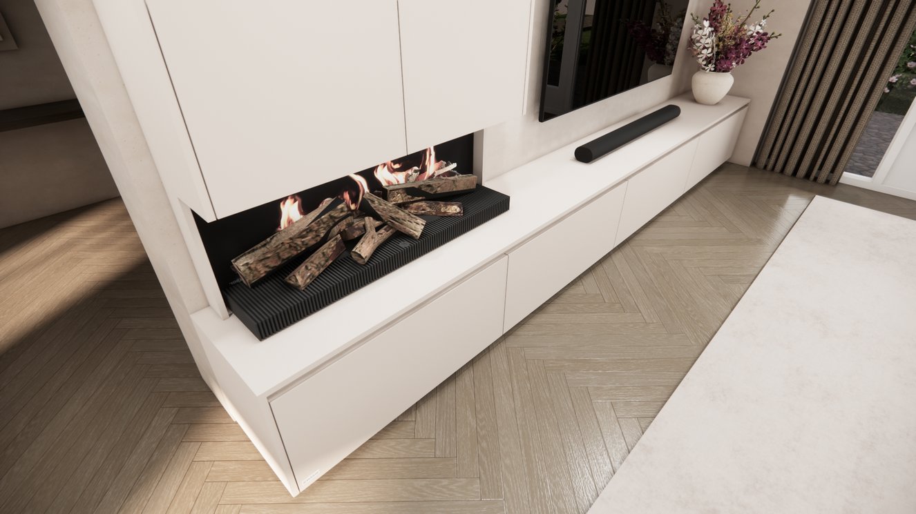 Tv-Meubel	Mason Kalfire	E55 4-kleppen Chimney Royal