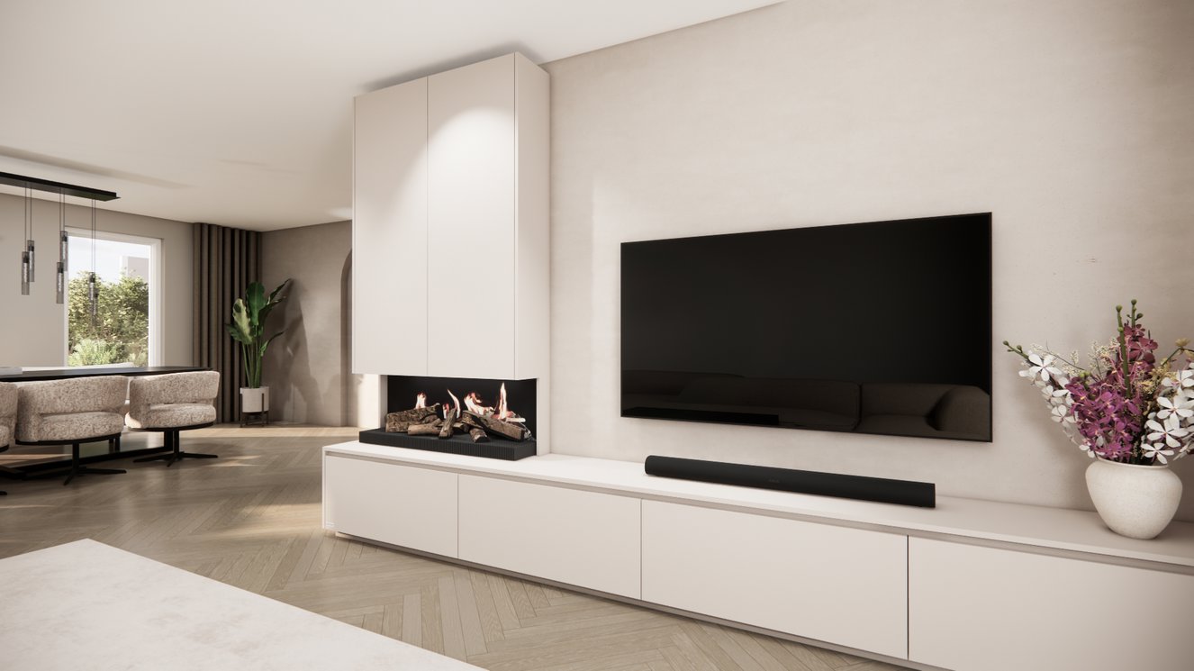 Tv-Meubel	Mason Kalfire	E55 4-kleppen Chimney Royal