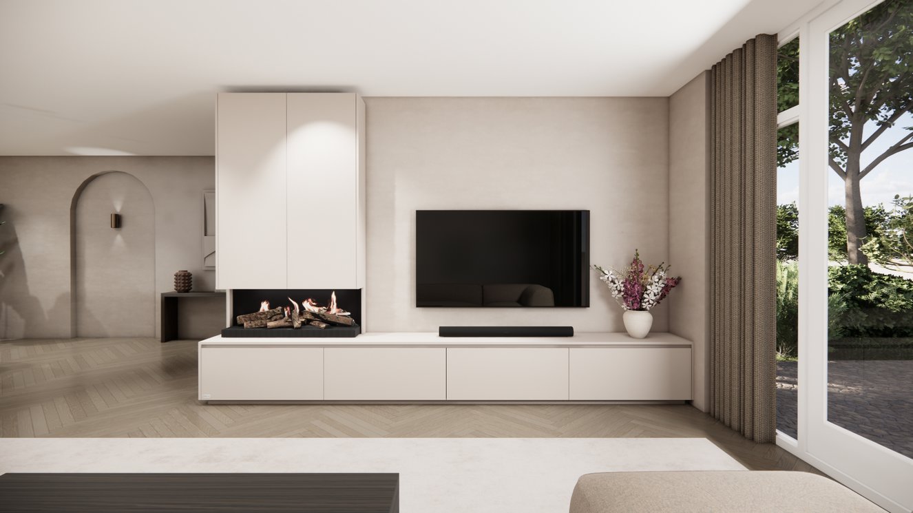 Tv-Meubel	Mason Kalfire	E55 4-kleppen Chimney Royal