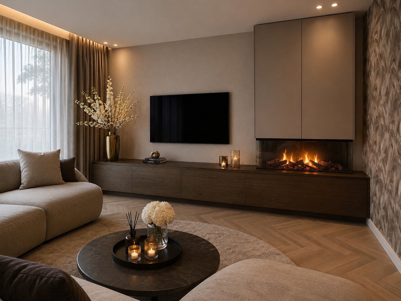 Tv-Meubel	Mason Kalfire	E55 4-kleppen Chimney Royal