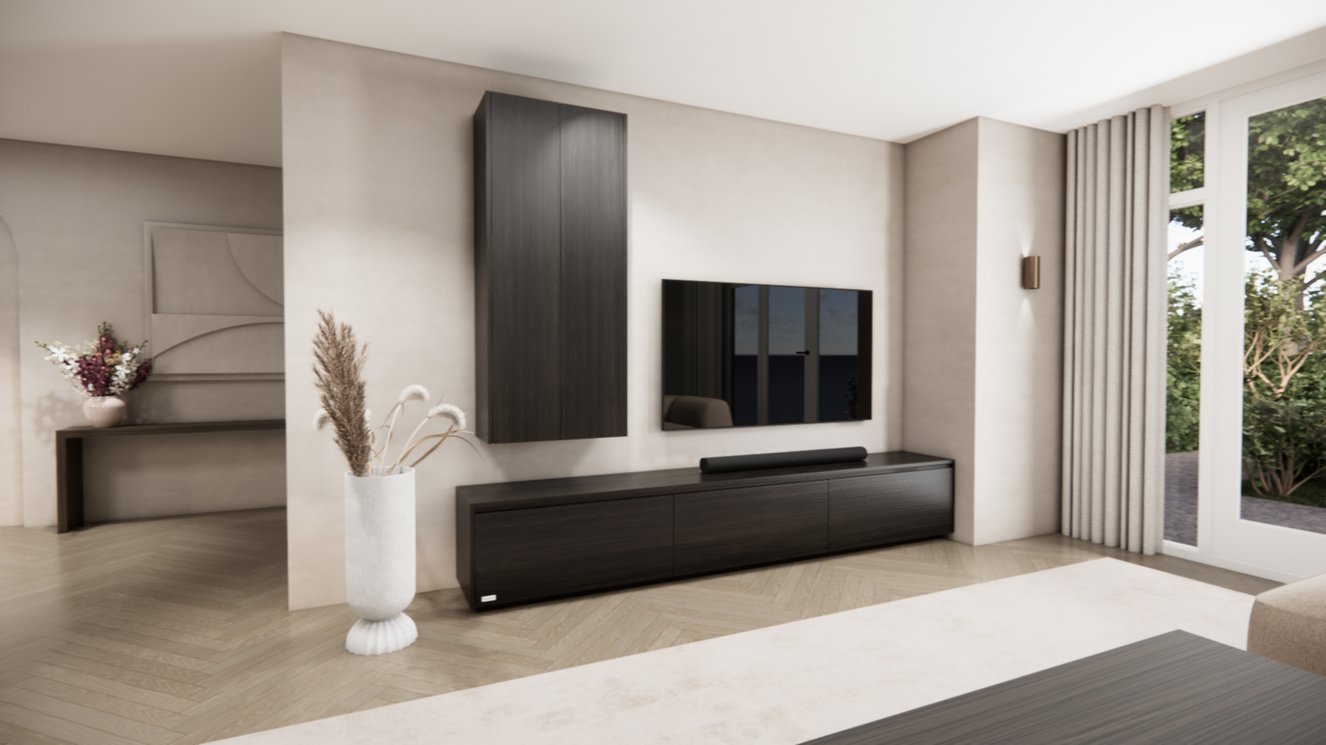 Tv-Meubel	Mason 3-kleppen Chimney Royal Zwevend