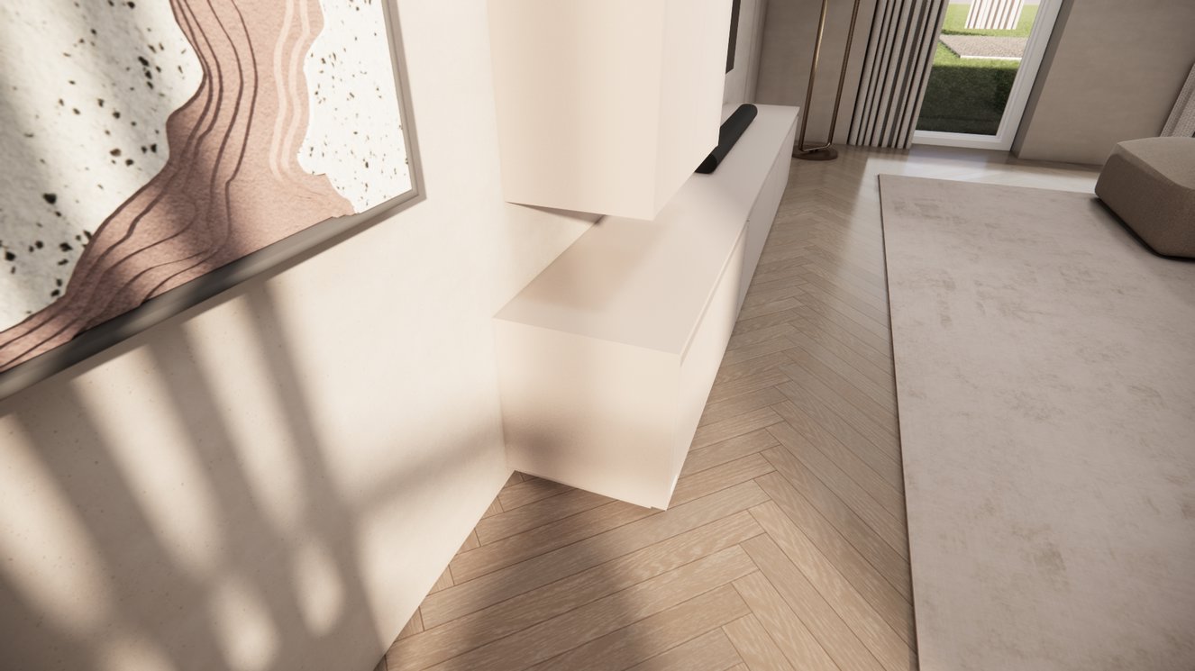 Tv-Meubel	Mason 3-kleppen Chimney Royal Zwevend