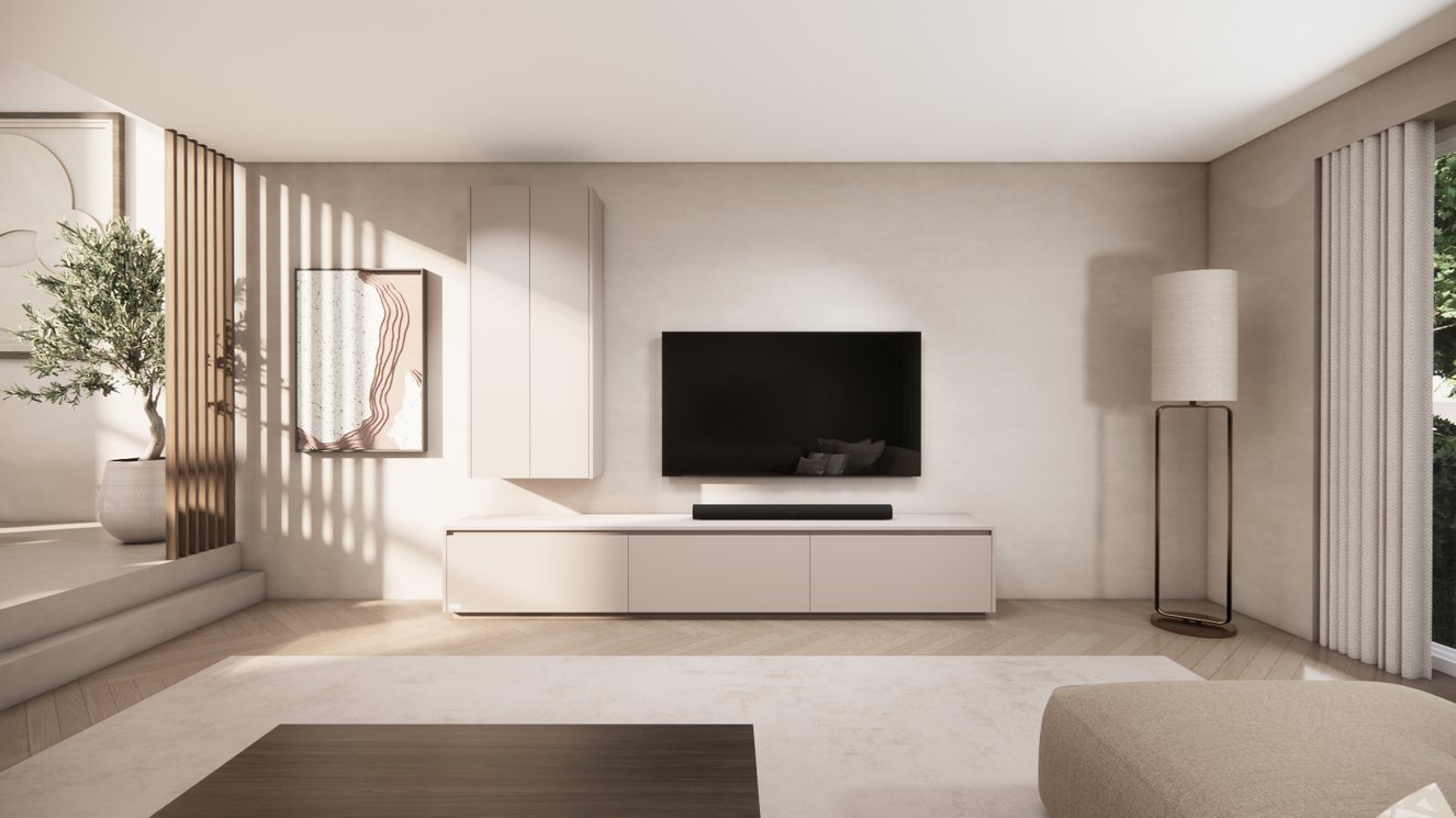 Tv-Meubel	Mason 3-kleppen Chimney Royal Zwevend