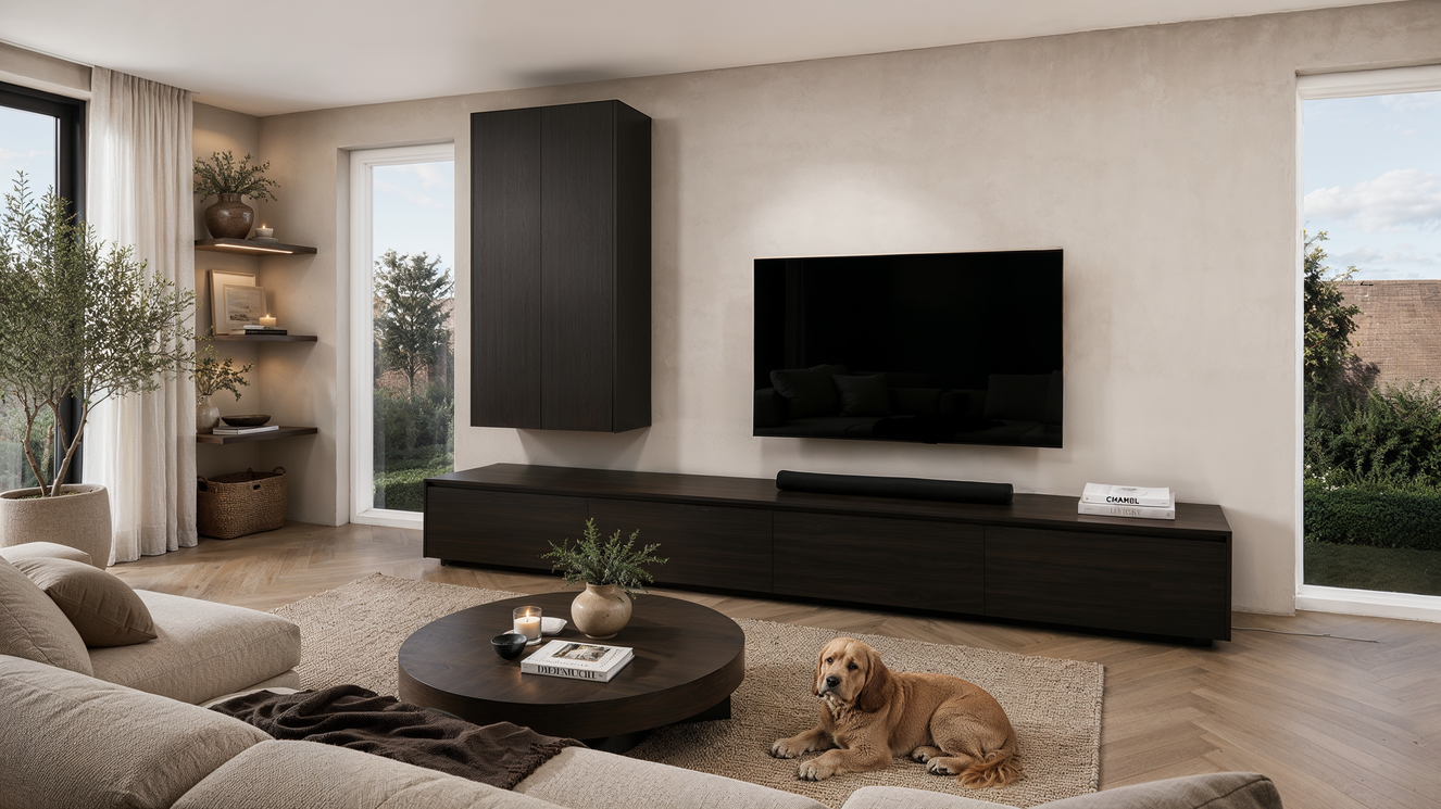 Tv-Meubel	Mason 3-kleppen Chimney Royal Zwevend