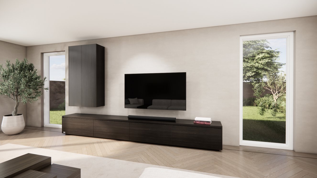 Tv-Meubel	Mason 4-kleppen Chimney Royal Zwevend