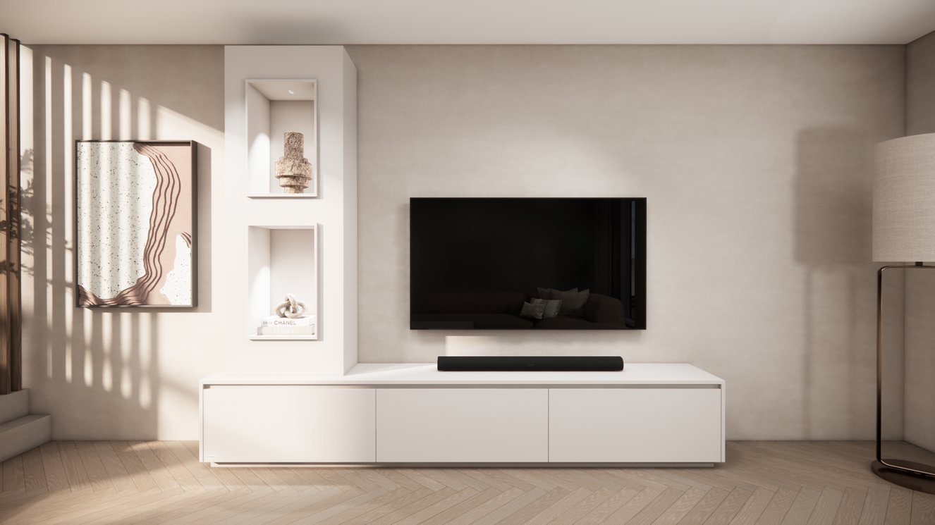 Tv-Meubel	Mason 3-kleppen Chimney Grand