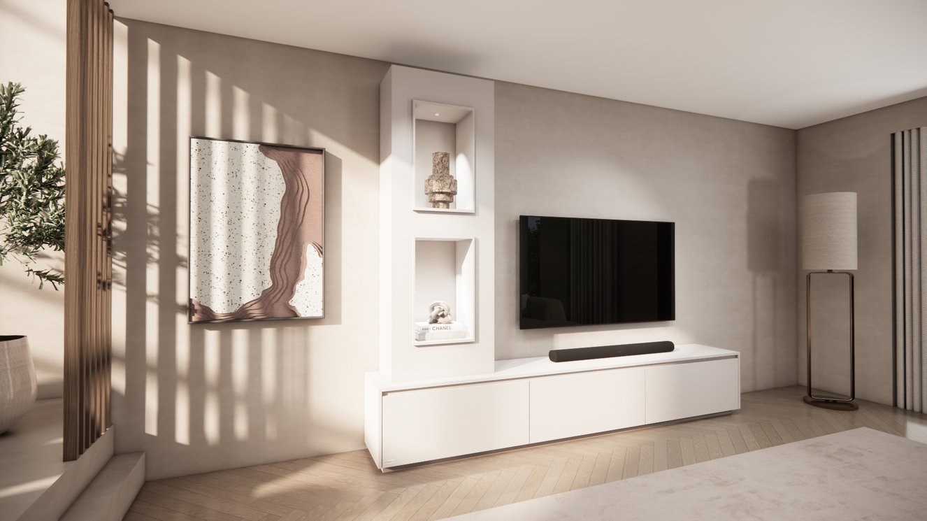 Tv-Meubel	Mason 3-kleppen Chimney Grand