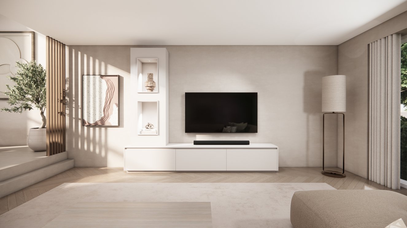 Tv-Meubel	Mason 3-kleppen Chimney Grand