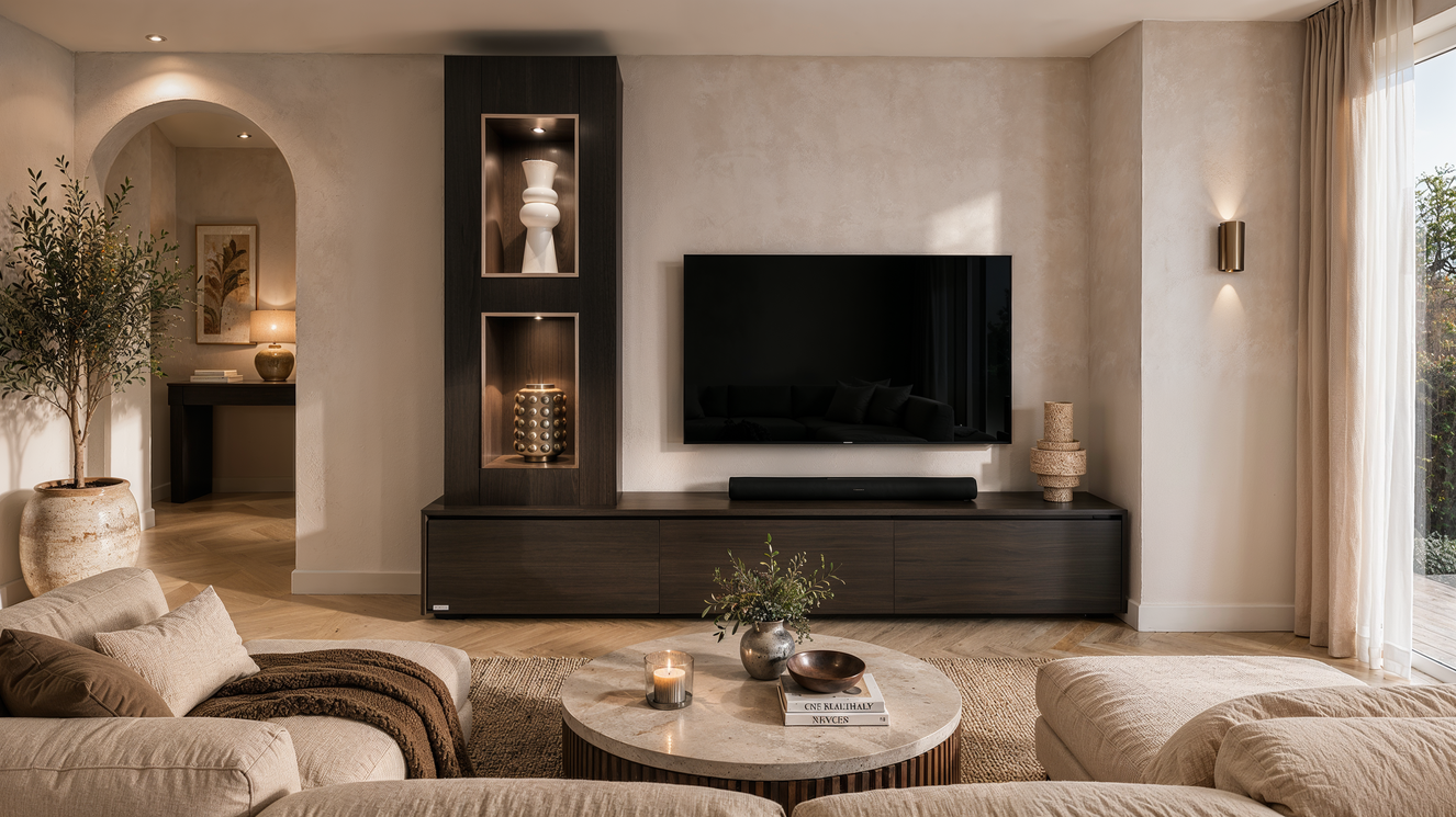 Tv-Meubel	Mason 3-kleppen Chimney Grand