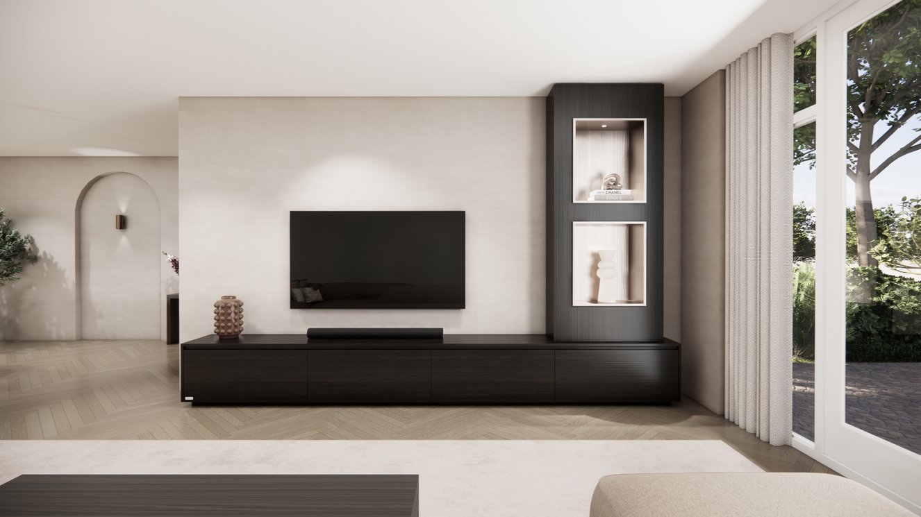 Tv-Meubel	Mason 4-kleppen Chimney Grand